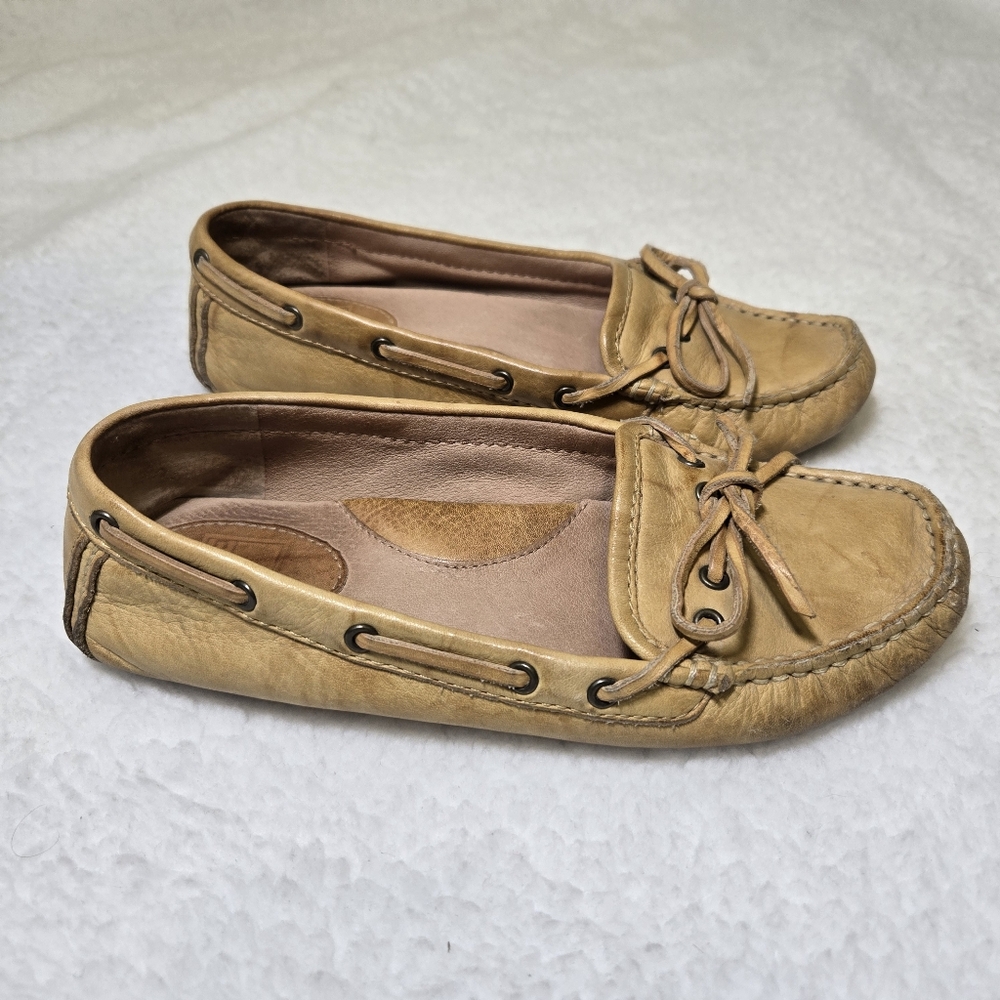 Frye Reagan Campus Loafers Driver Moccasin Shoes Leather Flats Womens Size 5.5